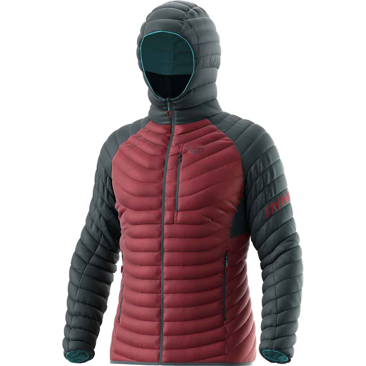 Dynafit Radical Down RDS Hooded Jacket Men's in Blueberry Burgundy